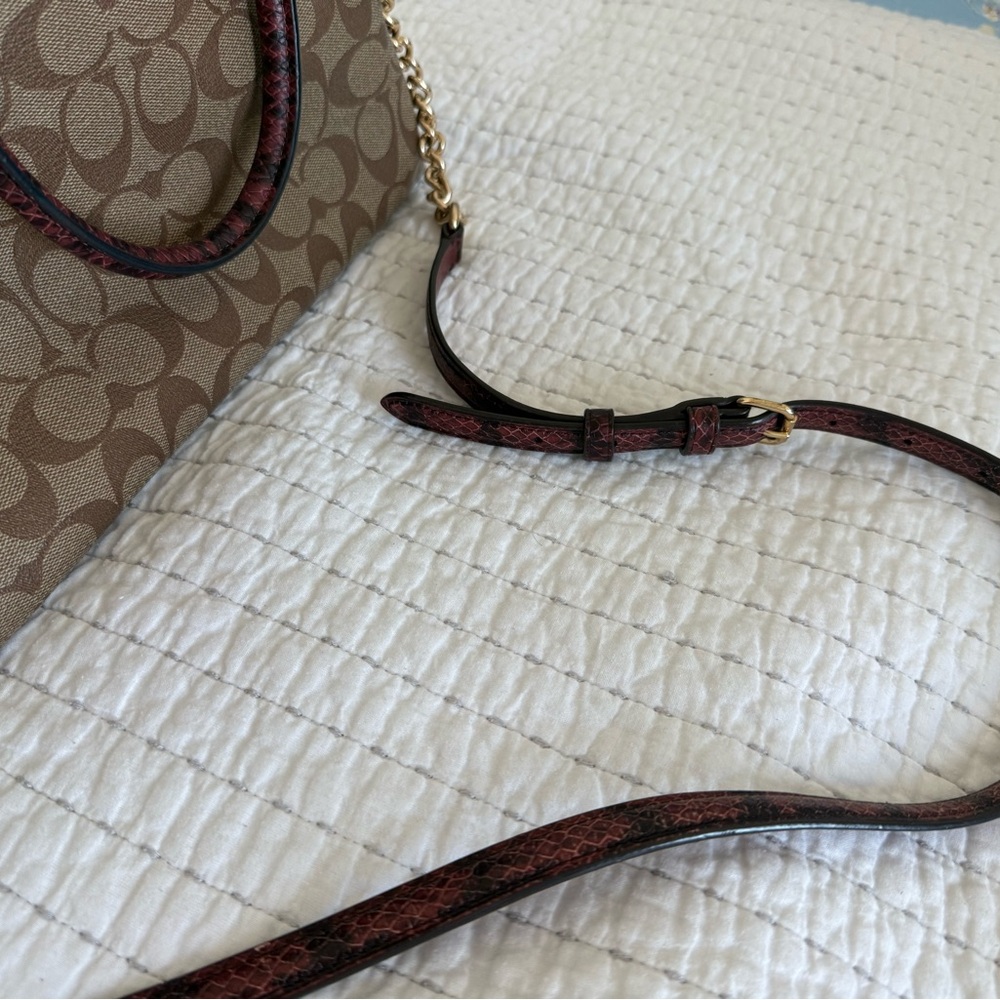 Coach Brown Signature Tote Bag - Picture 4 of 4